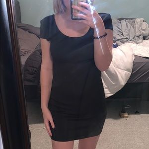 Little black dress.